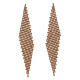 Rhinestone Dangle Post Earrings