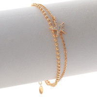 Gold Plated Lobster Claw Bracelet