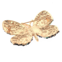 Rhinestone Butterfly Brooch  
