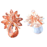 Crystal Evening Clip On Earrings