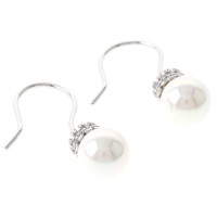 Cubic Zirconia Hook Earrings