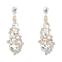 Crystal Rhinestone Drop Earrings