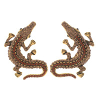 Crystal Alligator Post Earrings