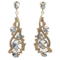 Crystal Rhinestone Post Earrings