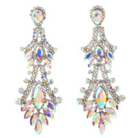 Crystal Rhinestone Drop Earrings
