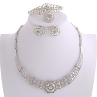 Silver Plated Necklace Set