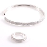 CZ Bracelet w/ Ring Set