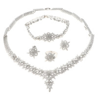 Silver Plated Necklace Set