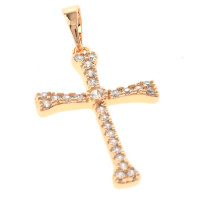 Gold Plated CZ Pendant